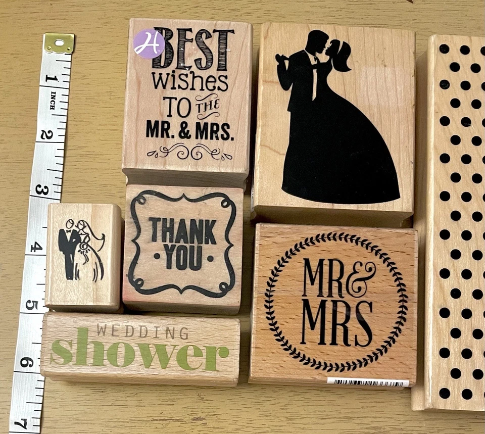 Lote de 43 estampillas de goma boda ducha cumpleaños felicitaciones amigos+++ Foto 3 de 4