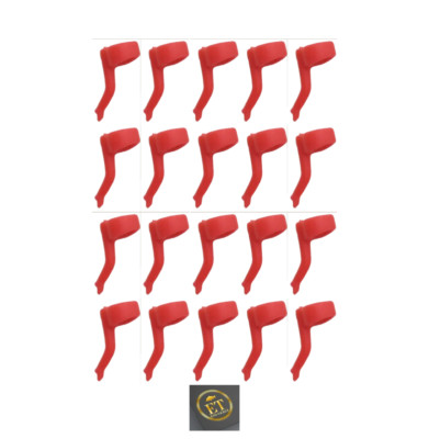 20x Red Zig Aligners 6mm Carp Fishing Terminal Tackle Artificial Baits