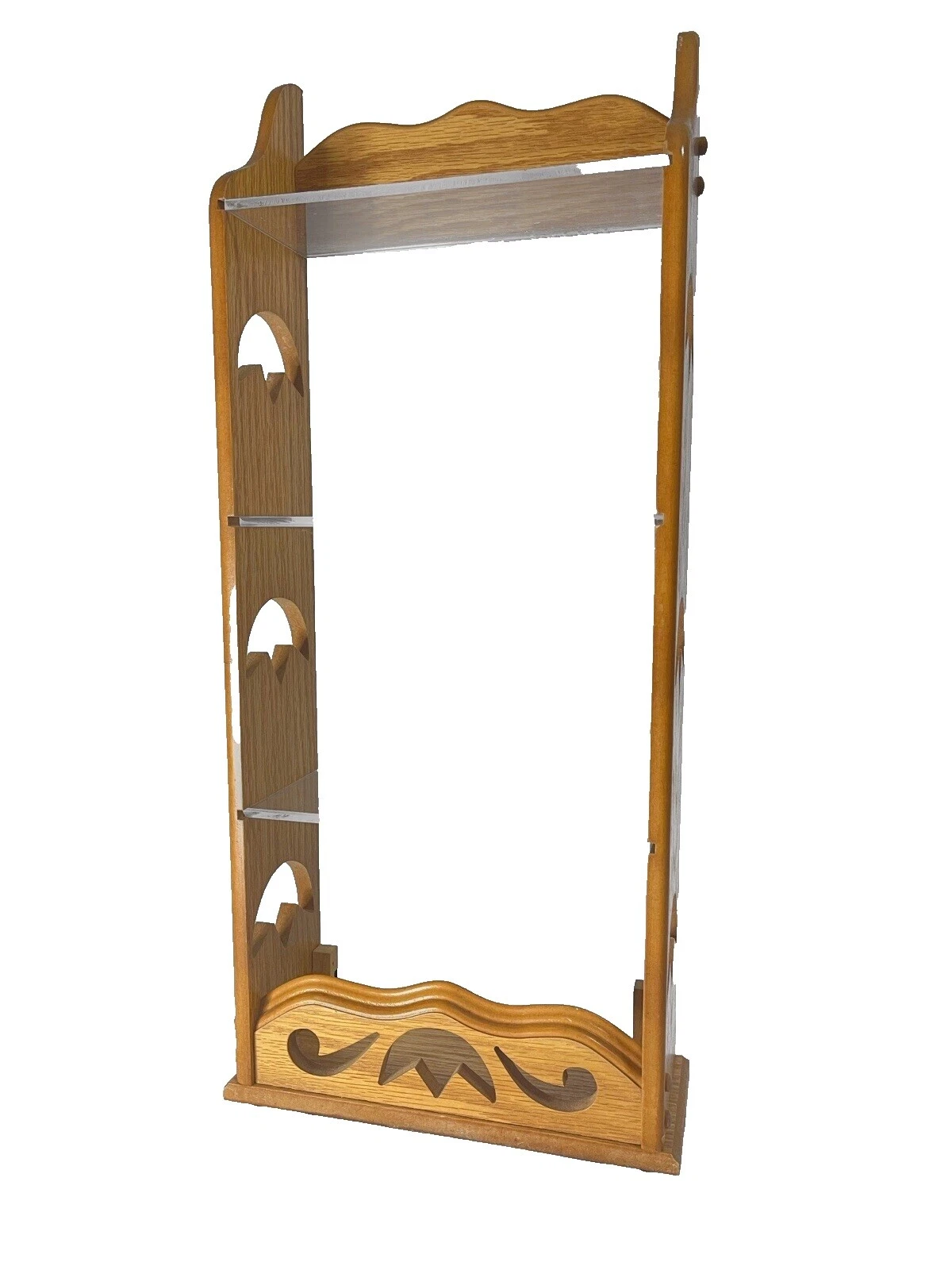 Wooden Multicolor Bathroom Shelves