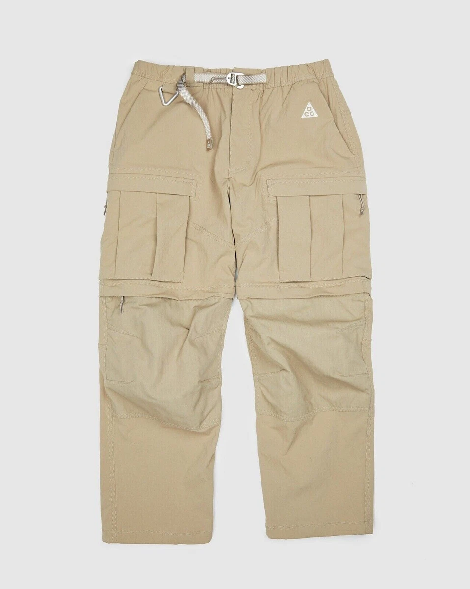 Nike ACG Smith Summit Convertible Cargo Pants Khaki Size Mens 2XL CV0655-247