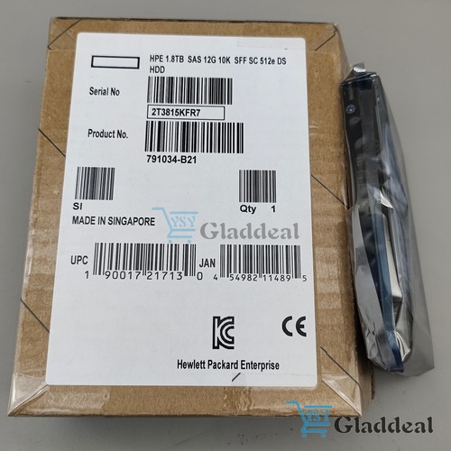 791034-B21 791055-001 HPE 1.8TB 10K RPM 12Gb/s 2.5" SAS HDD Hard Drive - Picture 5 of 8