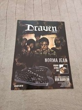 FPOT211 MAGAZINE ADVERT 12X9" DRAVEN SHOES - NORMA JEAN