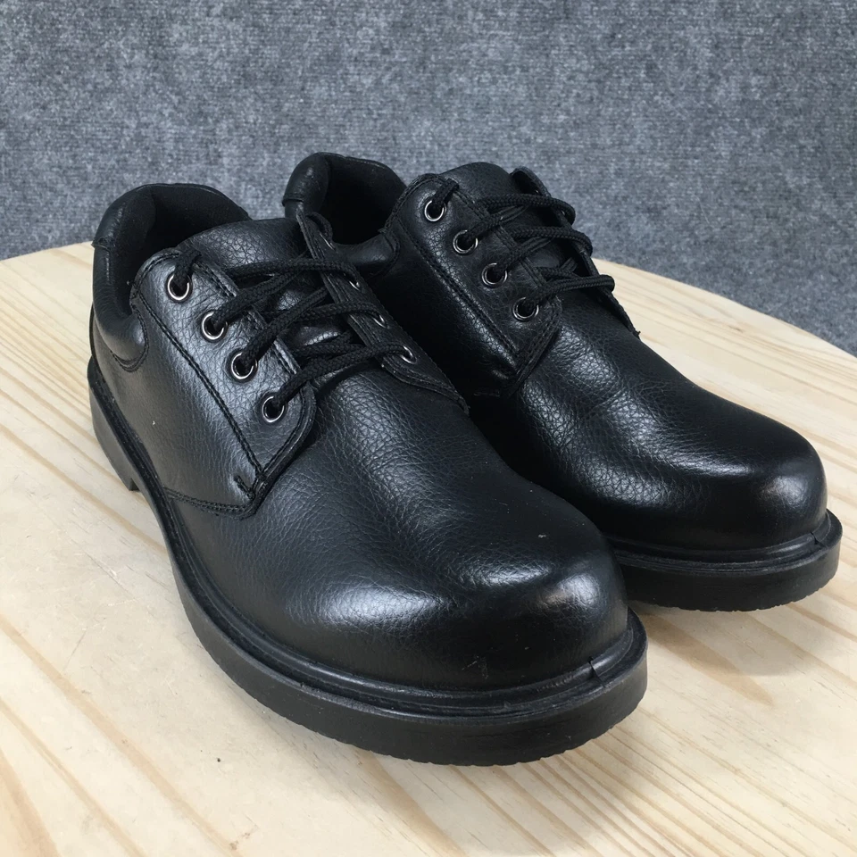 Dr. Scholls Shoes Womens 9.5 Oxford Black Leather Slip Resistant Lace Up Casual - Image 3 of 4