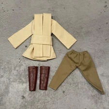 SU-OBI-SET-EPI: 1/12 custom Obi-Wan fabric outfit Set for 6" slim body (EPI)