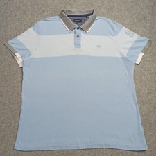 Camp David Mens Polo Shirt XXL 2XL Blue Cotton