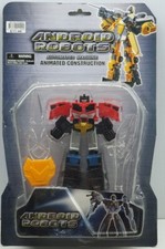 Android robots automated machine animated construction NIB transforming figure