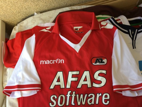 AZ Alkmaar Home Football Shirt 2012/2013 Trikot M Soccer Macron Holland Soccer - Bild 5 von 7
