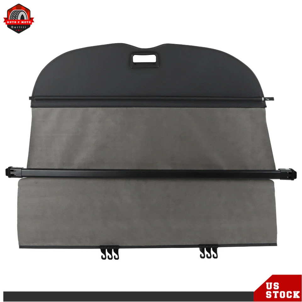 For 2015-2017 2018 Nissan Murano Retractable Rear Trunk Cargo Cover Shade Area - Image 4 of 4