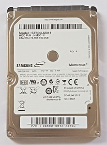 500 GB SATA-II Samsung Spinpoint ST500LM011 5400rpm 8MB HDD 2.5" Festplatte
