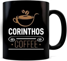 Apular Novelty Ceramic Coffee Mug Corinthos Coffee Mug Funny Mug Aniversary 11oz