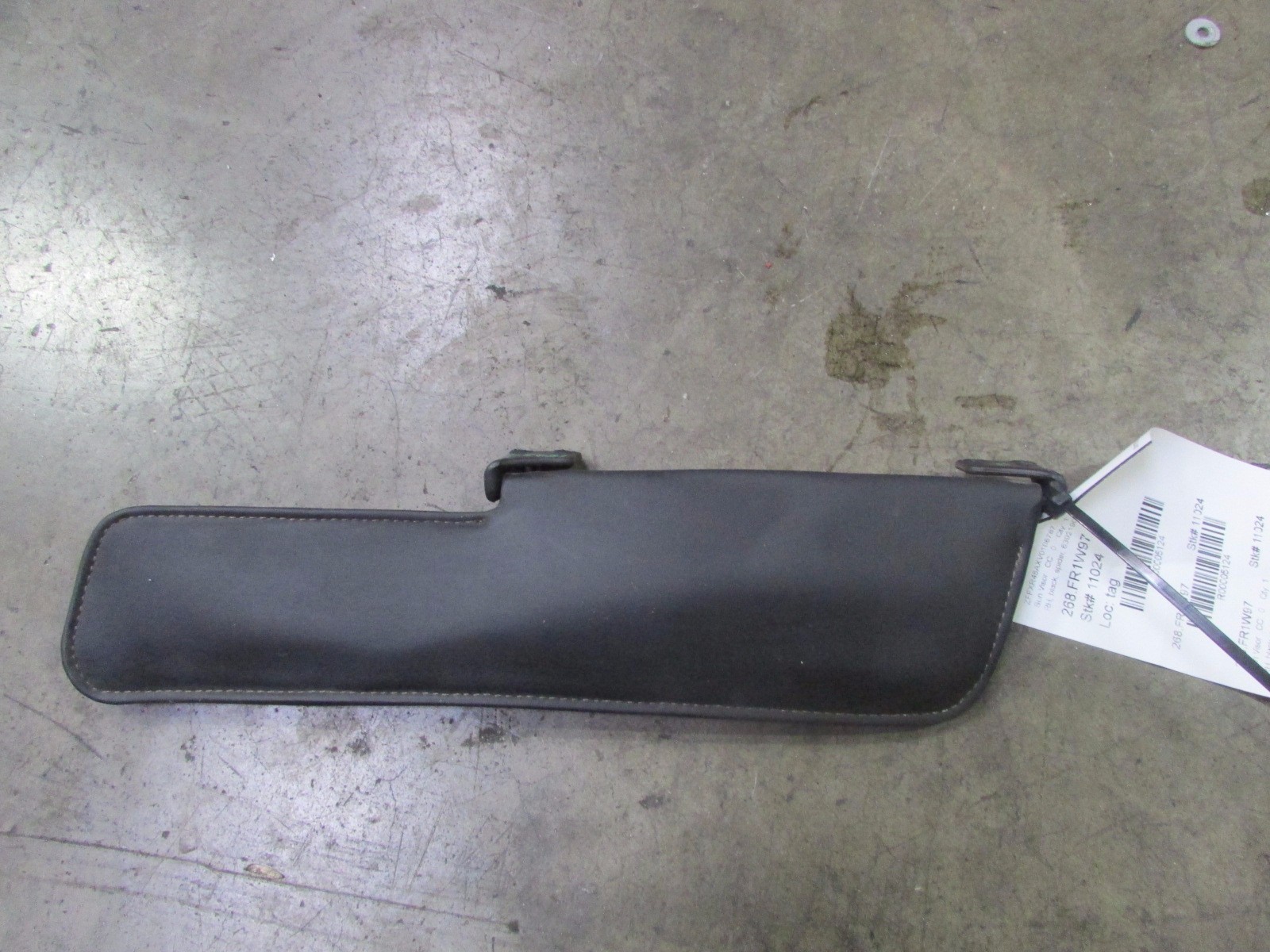 Ferrari 348, 355, RH Sun Visor, Black, Spider, P/N 63921900, Used