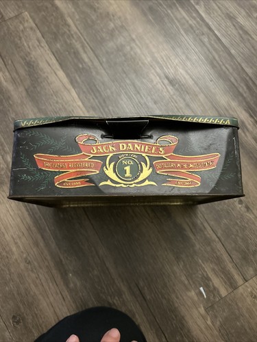 Jack Daniels vintage n. vecchio 7 Set da poker whisky Tennessee scatola di latta vuota - Foto 4 di 8
