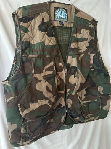 MASTER SPORTSMAN Rugged Outdoor Gear, Field Camo Hunting Vest, Men’s XXL - Picture 2 of 12