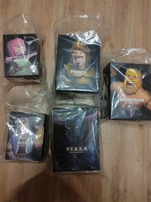 Rare Supercell ''Clash of Clans'' & ''Clash Royale'' Sammelfiguren - 5er Komplettset
