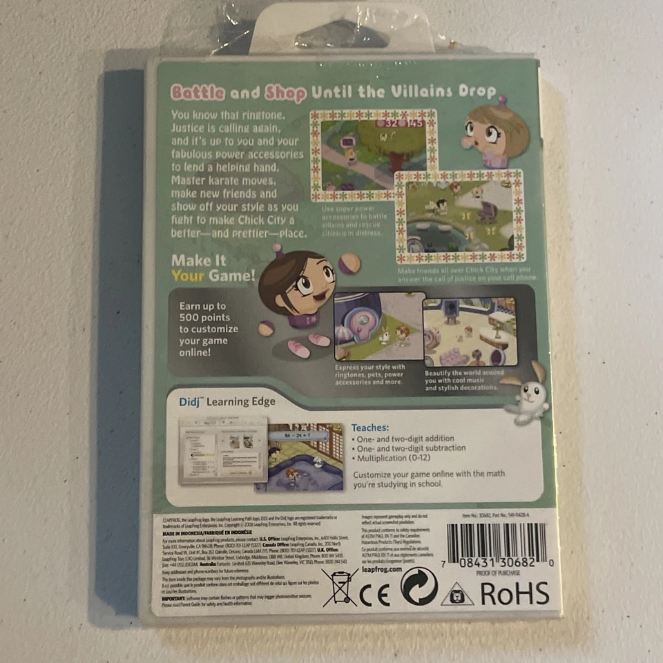 Leap Frog didj Custom Learning Game Super Chicks Learning Path NEW - Image 3 of 4