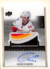 2016-17 Upper Deck Premier #84 Oliver Kylington RC AUTO Patch /299 NM