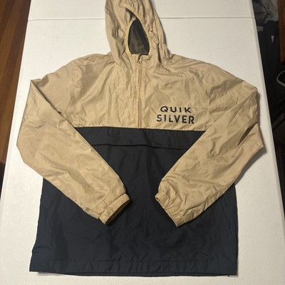 Quicksilver 2 Tone Pullover Windbreaker Size Large