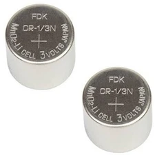 2PC FDK CR1/3N 3V Lithium Battery – High-Drain Cell (2L76 / DL1/3N Equivalent)