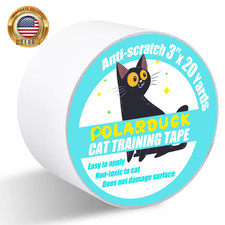Anti Cat Scratch Tape, 3 Inches X 20 Yards Cat Training Tape, 100 Transparent C