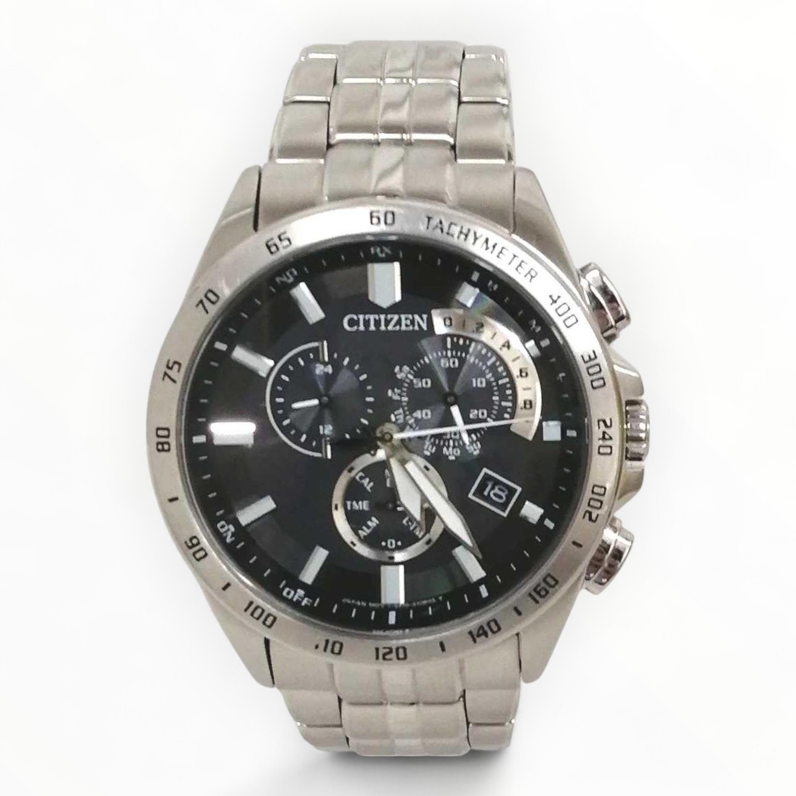 CITIZEN E610-S074321 Men's Authentic 9853 Stainless Steel Wristwatch