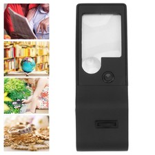 Handheld LED Lighted Magnifier 3X 10X 55X Portable Aspheric Magnifier For Outdoo