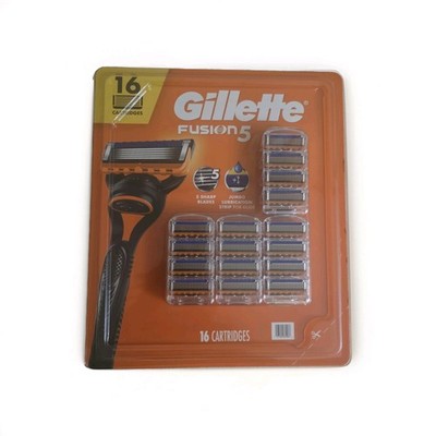 Gillette Fusion5 Mens 5 Blade Razor Refill Cartridges  16 