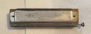Vintage Super Chromonica ~ M Hohner Harmonica