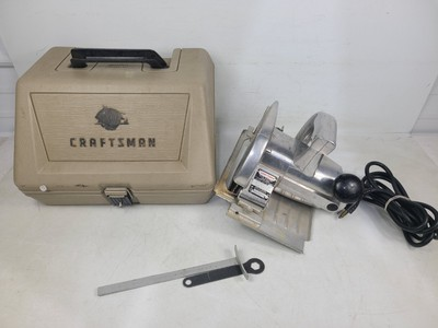 #ad Vintage Craftsman Electric Hand Saw No. 336.27963 Bundle TESTED $49.97
