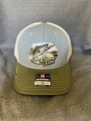Fishing Hat  Rippin  Lips  Largemouth Bass Fishing Hat   Richardson 112 Trucker