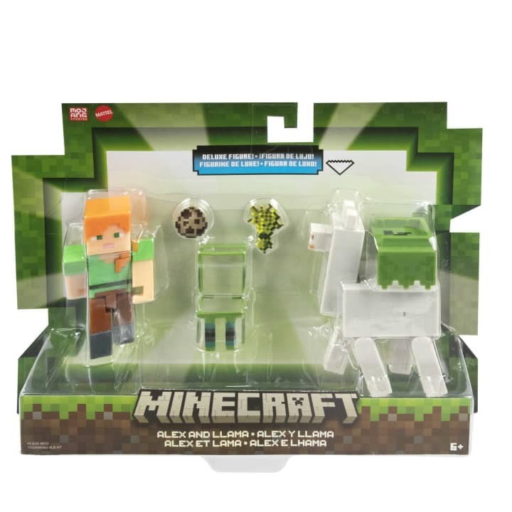 194735111268 Figures Minecraft Alex and Llama Mattel