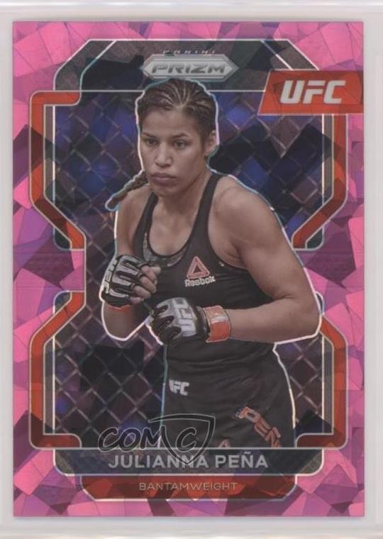 2022 Panini Prizm UFC Pink Ice Prizm Julianna Pena #146 1b8