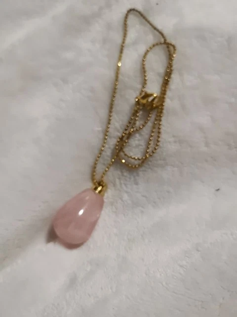 Rosa QUARZ Parfümflasche aus echtem Edelstein EINZIGARTIG/NEU! - Bild 4 von 4