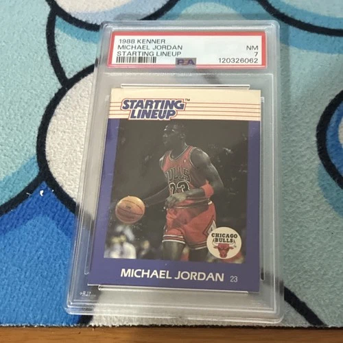 Kenner 1988 Starting Lineup Michael Jordan PSA 7 Chicago Bulls Basketball Card