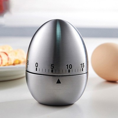 Mechanischer Küchentimer in Eierform 60-Minuten-Funktion