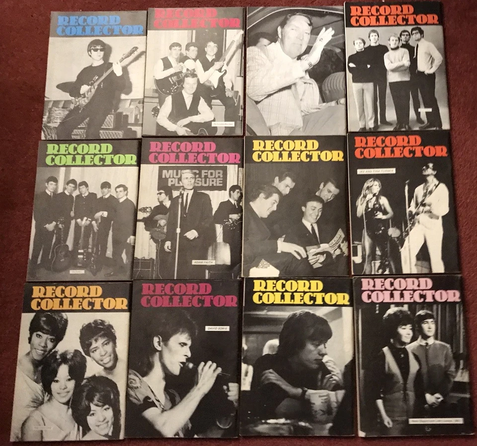 12 Record Collector Magazines Jan - Dec 1981 Inclusive A5 Format VG Condition - Image 2 of 4