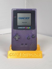 Nintendo Game Boy Color Purple Console Tested  Working Authentic Used