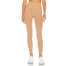 Spiritual Gangster Size XS/S Beige Icon Leggings Ribbed High Waisted N4-1