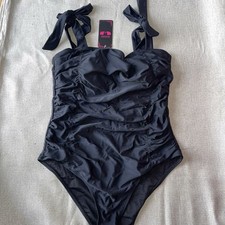 Women s One Piece Swimsuit - M - NWT - Black