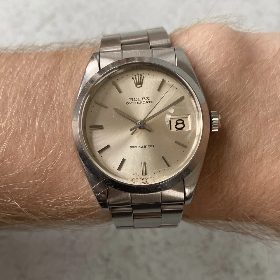 1966 Rolex Oysterdate Precision 6694 Manual Wind Cal.1215 Swiss Vintage Watch - Image 4 of 4