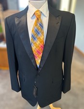 NWT Ralph Lauren Black Label One Button Tuxedo Jacket 46R Slim New Italy Made