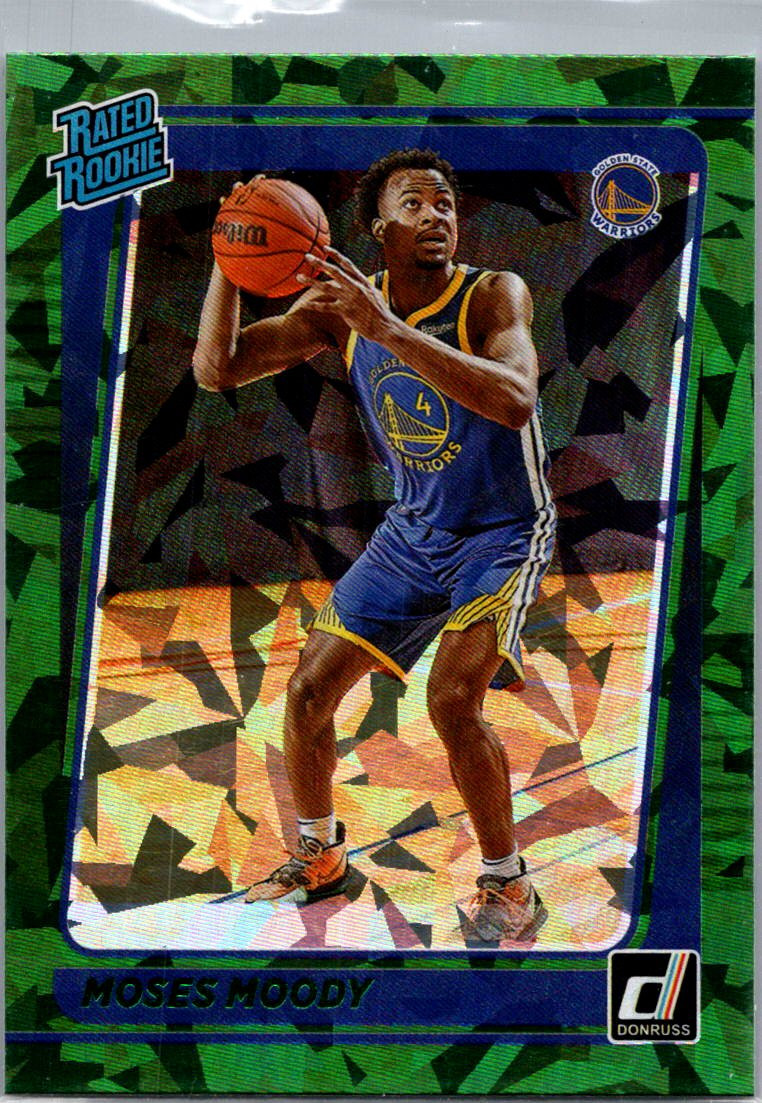 2021-22 Donruss #234 Moses Moody Holo Green Ice