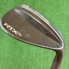 Cleveland RTX 4 Low Grind Tour Raw 58 6 Lob Wedge Dynamic Gold S400 Stiff Flex
