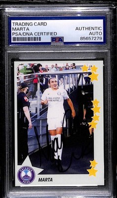 Marta Vieira 2021 Parkside Autograph PSA/DNA #S34 Authentic Auto