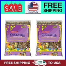 (2 pack) 3-D Pet Products Premium Bird Food Seed Mix with Probiotics, 9 lb Bag