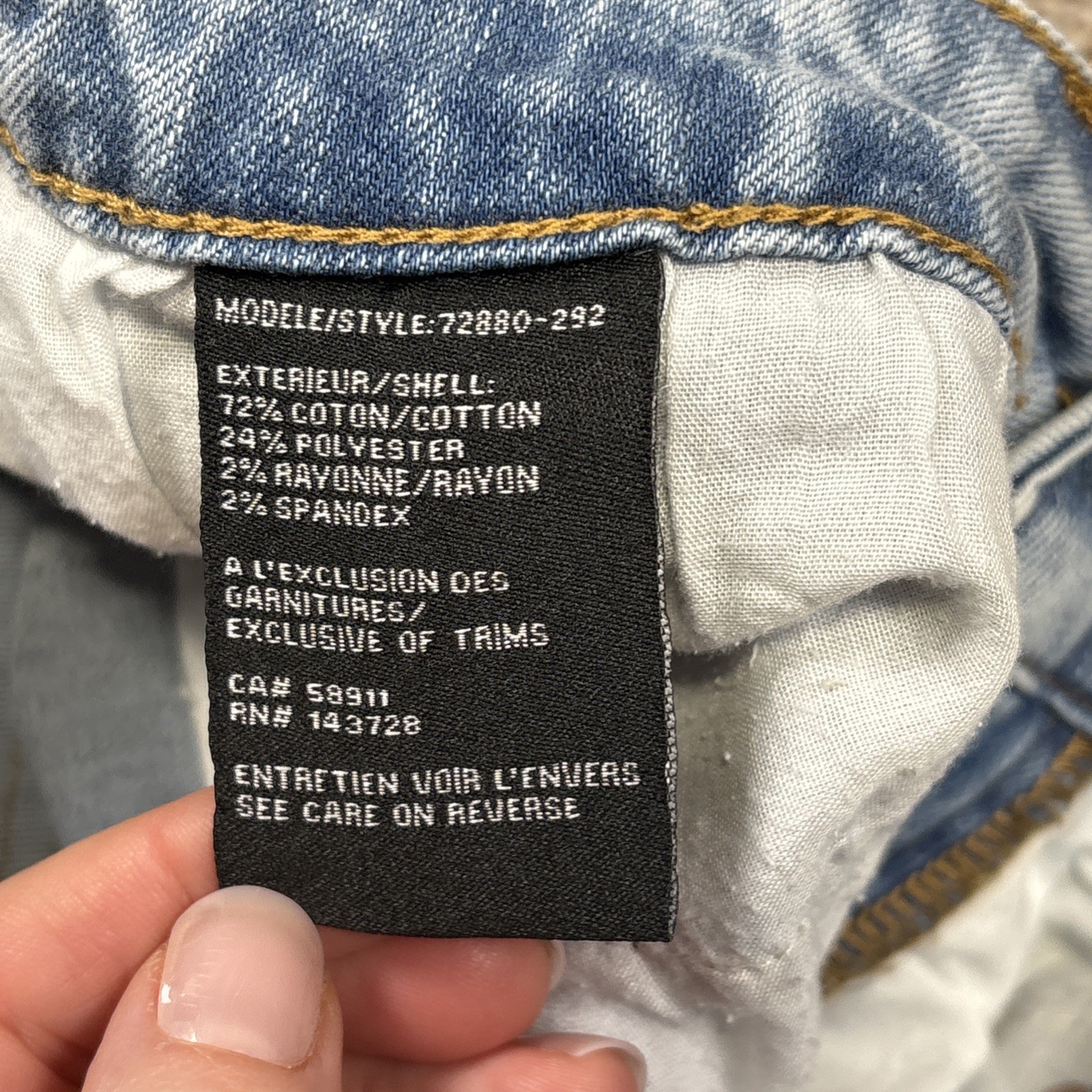 Tribal Audrey Mid Rise Girlfriend Ankle Jeans Womens Size 4 Fits 27 X 27.5 - View 6