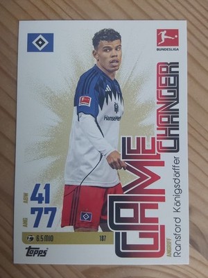 Topps Match Attax Bundesliga 2025-26 Ransford Königsdörffer Nr. 187 Game Changer