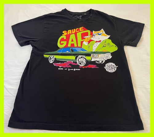 AKOO XL Gap Sauce King of Donk Racing Donk Master Black Graphic Tshirt