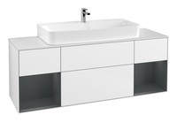 Villeroy & Boch Finion Waschbeckenunterschrank FüR Becken Mittig Regal Links...