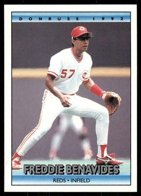 1992 Donruss #573 Freddie Benavides Cincinnati Reds Baseball Card