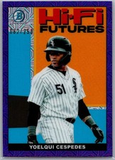 2022 Bowman Chrome Hi-Fi Futures Purple Mojo Refractor /250 Yoelqui Cespedes